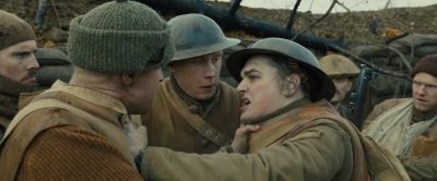 Still from 1917 (2019) that has been tagged with: helmet