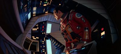 Still from 2001: A Space Odyssey (1968) that has been tagged with: spaceship interior