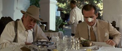 Still from Chinatown (1974) that has been tagged with: restaurant