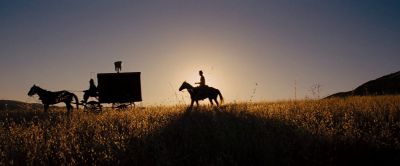 Still from Django Unchained (2012) that has been tagged with: silhouette