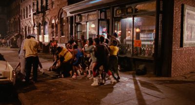 Still from Do the Right Thing (1989) that has been tagged with: fight