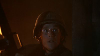 Still from Full Metal Jacket (1987) that has been tagged with: fire light