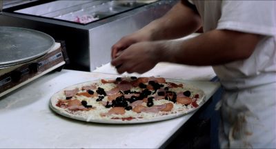 Still from Killer Joe (2011) that has been tagged with: pizza
