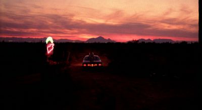 Still from Raising Arizona (1987) that has been tagged with: horizon