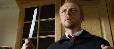 Still from Shaun Of The Dead (2004) that has been tagged with: knife
