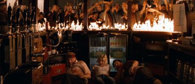 Still from Shaun Of The Dead (2004) that has been tagged with: fire