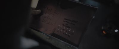 Still from The Batman (2022) that has been tagged with: handwriting