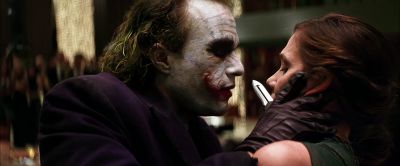 Still from The Dark Knight (2008) that has been tagged with: knife