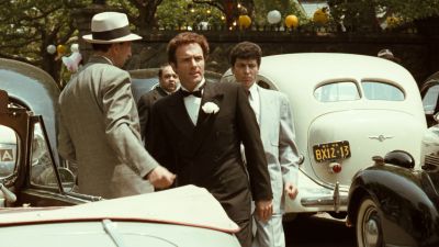 Still from The Godfather (1972) that has been tagged with: parking lot