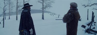 Still from The Hateful Eight (2015) that has been tagged with: snow