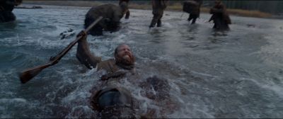 Still from The Revenant (2015) that has been tagged with: swimming