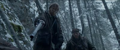 Still from The Revenant (2015) that has been tagged with: looking down