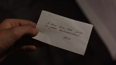 Still from The Shawshank Redemption (1994) that has been tagged with: handwriting