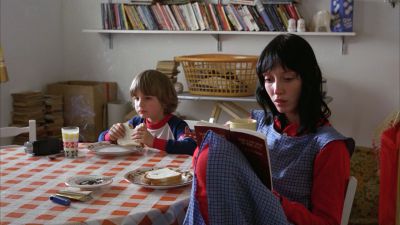 Still from The Shining (1980) that has been tagged with: reading