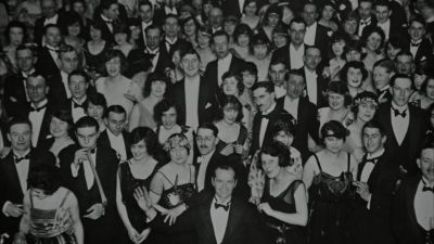 Still from The Shining (1980) that has been tagged with: crowd