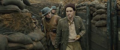 Still from 1917 (2019) that has been tagged with: army & smoking