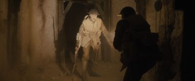 Still from 1917 (2019) that has been tagged with: army & tunnel
