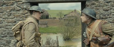 Still from 1917 (2019) that has been tagged with: soldier & frame in a frame