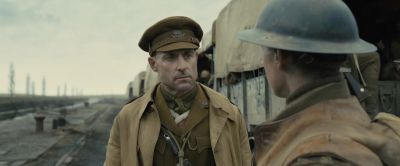 Still from 1917 (2019) that has been tagged with: over-the-shoulder & truck