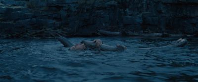 Still from 1917 (2019) that has been tagged with: soldier & swimming