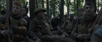 Still from 1917 (2019) that has been tagged with: historical & forest