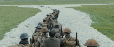 Still from 1917 (2019) that has been tagged with: crowd & wide shot