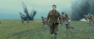 Still from 1917 (2019) that has been tagged with: group-shot & horizon