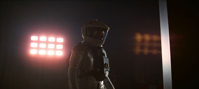 Still from 2001: A Space Odyssey (1968) that has been tagged with: helmet