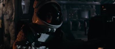 Still from Alien (1979) that has been tagged with: helmet & spaceship interior
