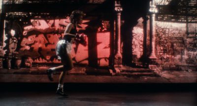 Still from Do the Right Thing (1989) that has been tagged with: dancing & boxer