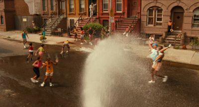 Still from Do the Right Thing (1989) that has been tagged with: children & fire hydrant