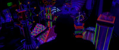 Still from Enter The Void (2009) that has been tagged with: d60000