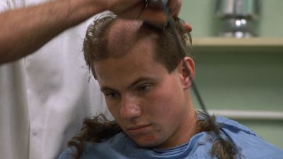 Still from Full Metal Jacket (1987) that has been tagged with: hair