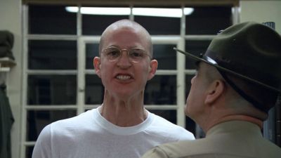 Still from Full Metal Jacket (1987) that has been tagged with: yelling