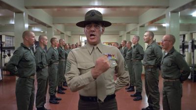 Still from Full Metal Jacket (1987) that has been tagged with: group