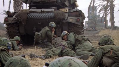 Still from Full Metal Jacket (1987) that has been tagged with: exterior & war zone