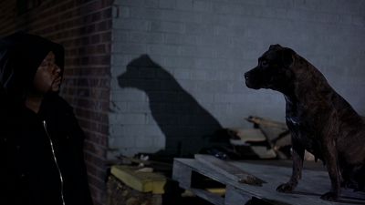 Still from Ghost Dog: The Way of the Samurai (1999) that has been tagged with: medium wide & dark alley