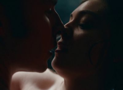 Still from Happening (2021) that has been tagged with: kiss & close-up & sex