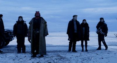 Still from Hellboy (2004) that has been tagged with: group & wide shot