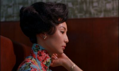 Still from In the Mood For Love (2000) that has been tagged with: restaurant & profile shot