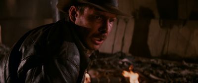Still from Indiana Jones and the Raiders of the Lost Ark (1981) that has been tagged with: looking back & clean single