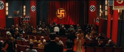 Still from Inglourious Basterds (2009) that has been tagged with: historical & audience