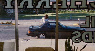 Still from Jackie Brown (1997) that has been tagged with: car & window