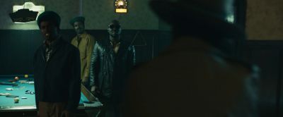 Still from Judas and the Black Messiah (2021) that has been tagged with: pool table