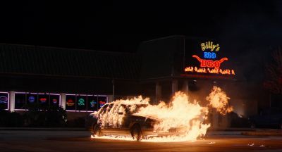 Still from Killer Joe (2011) that has been tagged with: explosion & night