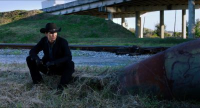 Still from Killer Joe (2011) that has been tagged with: exterior & sitting