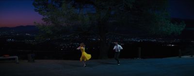 Still from La La Land (2016) that has been tagged with: sunset