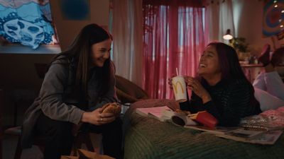 Still from Commercial: McDonald's — "Laughter" that has been tagged with: laughing & interior