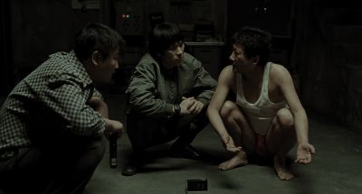 Still from Memories of Murder (2003) that has been tagged with: squatting & interior