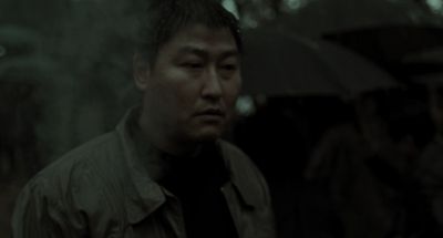 Still from Memories of Murder (2003) that has been tagged with: rain